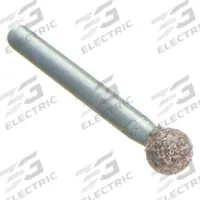 NORTON Vitrified Mounted Point: 3/16 in Dia, Aluminum Oxide, 60 Grit, B123 (MPN 61463624472). Key specifications — Shape: B123; Brand: NORTON.