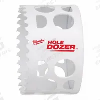 MILWAUKEE Hole Saw: 3 in Saw Dia., 3.5 Teeth per Inch, 1 5/8 in Max. Cutting Dp, Bi-Metal (MPN 49-56-5180). Key specifications — attr1098070: 3.5; attr1098087: MILWAUKEE.