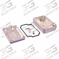 HAMMOND Enclosure: Die-Cast Aluminum, 3 in x 2 in x 1 in, NEMA 1/12/13/4/4X, Solid Cover, Screw On (MPN 1550Z103). Key specifications — Brand: HAMMOND; Closure Method: Screws; Enclosure Material: Die-Cast Aluminum; Knockouts: Not Included.