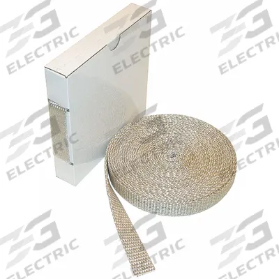 APPROVED VENDOR Electrical Tape: 1 1/2 in Roll Wd, 8 3/8 yd Overall Roll Lg, 3.17 mil Thick - High-Temperature Silica Tape