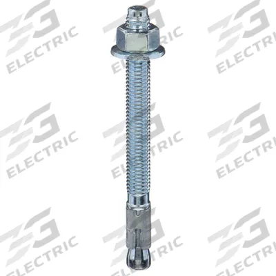 APPROVED VENDOR Wedge Anchor: 3 in Overall Lg, 3/8 in Dia, 3/8"-16 Thread Size, Steel, Steel - Steel Wedge Anchors