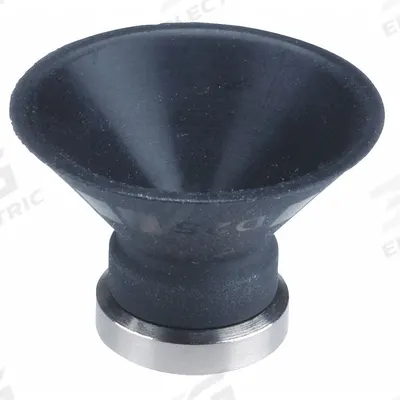 SMC Vacuum Pad: Deep, w/o Adapter, 25 mm Pad Dia, NBR, Black, 50A - Bell Type Automotive & Industrial Vacuum Pads