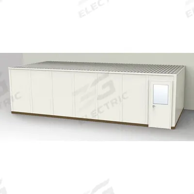 PORTA-FAB Modular In-Plant Office: 28 ft x 12 ft x 8 ft, 3 Walls, Steel-Covered Drywall - 3-Wall Unassembled In-Plant Offices