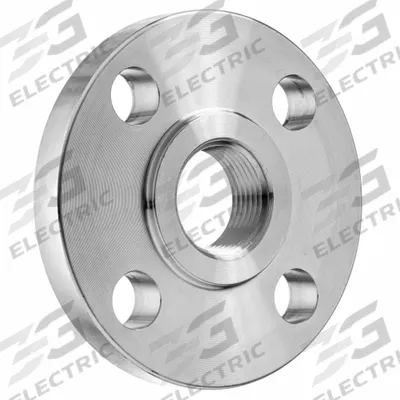 APPROVED VENDOR Metal Pipe Flange: Flange, 1 in, NPT Threaded, Raised, 725 psi @ 72°F - Threaded Zinc Galvanized Steel Flanges