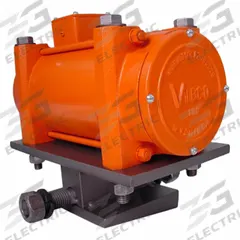 VIBCO Electric Vibrator: VMC Series, 1,100 lbf, 575V, 0.4 A, 3,600 vpm, 17,500 lb Bin Wt Capacity (MPN VMW-800AL-3-5V). Key specifications — attr661948: No; attr661947: 0.4 A; attr661979: 78 Db @ 3600 vpm; attr661970: 575V.