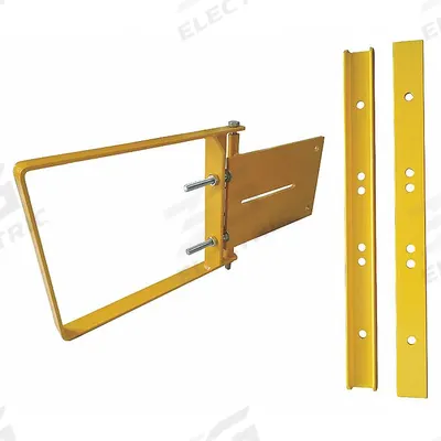 CONDOR Single-Door Metal: Steel, For 34 1/2 in to 38 1/2 in Opening Wd, 11 3/4 in x 1 1/2 in - Low-Profile Single-Door Metal for Floor-Level Areas