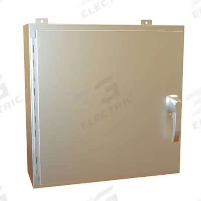 HAMMOND Electrical Enclosure: Stainless Steel, 24 in x 24 in x 8 in, NEMA 12/13/3R/4/4X - Stainless Steel Enclosures