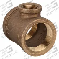 APPROVED VENDOR Metal Pipe Tee: Tee, 1 1/2 in x 3/4 in x 1 1/2 in, Class 125, C89833 Brass, Reducer (MPN ZUSA-PF-10480). Key specifications — Brand: APPROVED VENDOR; Maximum Operating Pressure: 200 psi @ 72 °F.