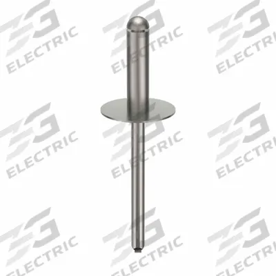 POP AVDEL Blind Rivet,1 41/42" L,0.183" dia,PK100: Inch, 1 31/32 in Overall Lg, 43/64 in Body Lg - Large Flange Blind Rivets