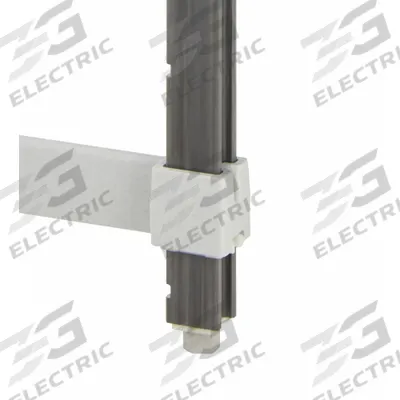 CAMBRO Post Connector: Premium, 54 in Ht, 18 in Dp, 72 in Lg - Shelving Accessories