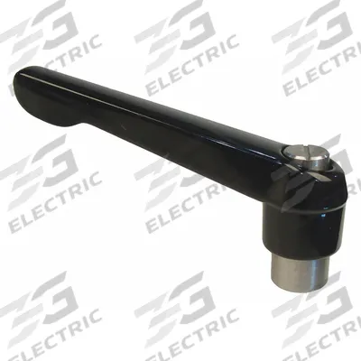 APPROVED VENDOR Adjustable Handle: Zinc w/ SS Thread, 5/16"-18 Thread, 0.47 in Thread Lg - Teardrop-Style Adjustable Handles with Threaded Hole