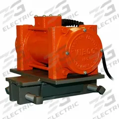 VIBCO Electric Vibrator: VMC Series, 1,100 lbf, 575V, 0.4 A, 3,600 vpm, 11,000 lb Bin Wt Capacity (MPN VMC-450-3-575). Key specifications — attr661948: No; attr661947: 0.4 A; attr661979: 78 Db @ 3600 vpm; attr661970: 575V.