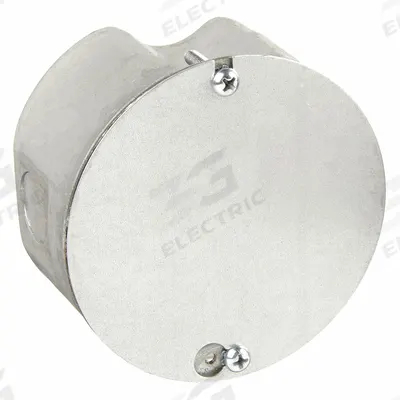 RACO Electrical Box: Steel, Steel Material & Nominal Size, Round, 2 Gangs, 2 1/8 in Box Dp - Ceiling Electrical Boxes