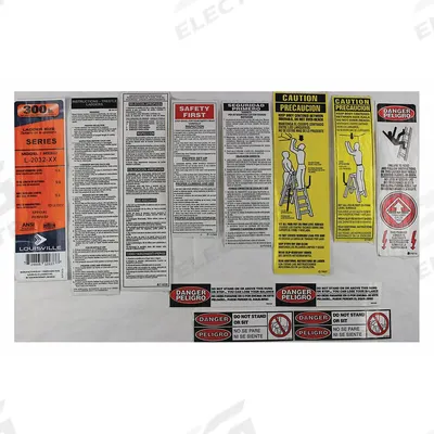 LOUISVILLE Label Kit: For 36Y489/36Y490/36Y491 - Material Handling Parts