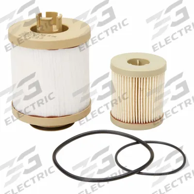 FLEETGUARD Fuel Filter: Cartridge, 4 1/4 in Overall Lg, 3 11/16 in Outside Dia, Diesel Fuel - Cartridge Fuel Filters