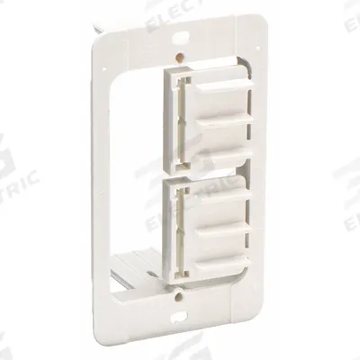 NVENT CADDY Communication Mounting Bracket: ABS, White - Mounting Accessories for Electrical Boxes