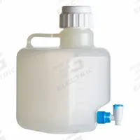 APPROVED VENDOR Carboy: 10 L, 2.64 gal, Polypropylene, 280 mm x 360 mm, Spigot, Colorless (MPN BNP10A). Key specifications — Autoclavable: Yes; Dispenser Location: Bottom; Features: Quarter-Turn Operation; Body Color: Colorless; Brand: APPROVED VENDOR; Includes Closure: Yes; Screw Closure Size: 83 mm.