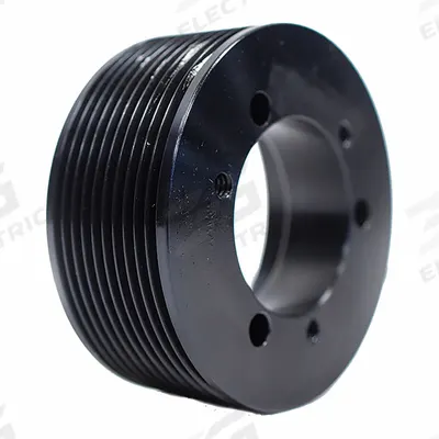 Dayton PolyV: 10J224JA, 10 Groove, 2.24 in OD, Bushed Bore, JA, Quick Detachable - Bushed-Bore Cast-Iron V-Belt Pulleys