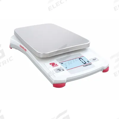 OHAUS Industrial Bench Scale: 5 in x 5 5/8 in, Not IP Rated, Integrated, CS - Compact Bench Scales