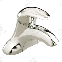 AMERICAN STANDARD Low Arc Bathroom Faucet: Reliant 3, Cast Brass, Brushed Nickel Finish, Centerset (MPN 7385004.295). Key specifications — Includes: Extra Long Handle; Brand: AMERICAN STANDARD; Series: Reliant 3.