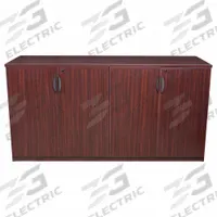 REGENCY Storage Cabinet: Mahogany, Laminate/PVC, 36 in Overall Ht, 72 in Overall Wd, 4 Shelves (MPN LSC7236MH). Key specifications — Material: PVC; Brand: REGENCY; Color: Mahogany; Locking: Yes.