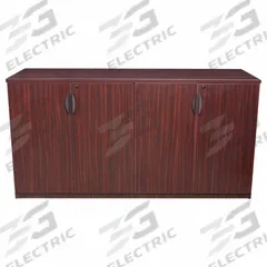 REGENCY Storage Cabinet: Mahogany, Laminate/PVC, 36 in Overall Ht, 72 in Overall Wd, 4 Shelves (MPN LSC7236MH). Key specifications — Material: PVC; Brand: REGENCY; Color: Mahogany; Locking: Yes.
