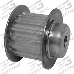 DAYTON Timing Pulley: Trapezoidal, Plain, For T5 Timing Belt Section, For 16 mm Belt Wd, 16 Teeth (MPN 27T5/16-2). Key specifications — Brand: DAYTON; Tooth Profile: Trapezoidal; Finish: Plain.