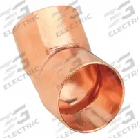 NIBCO Sweat Fitting Elbow: 2 in CTS x 2 in CTS, Cup x FTG, Wrot Copper (MPN 606 2)