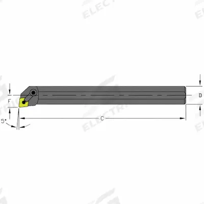 ULTRA-DEX USA Indexable Boring Bar: A20U MCLNR4 (MPN 957-000-179) - Indexable Boring Bars
