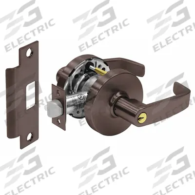 SARGENT Door Lockset: Office Lever Locksets, Bronze