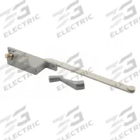 PRIME-LINE Window Operator: Crank, Handle Included, Left-Hand, Frame, Aluminum, 4 3/4 in Base Lg (MPN H 4300). Key specifications — Brand: PRIME-LINE; For Use With: Casement Windows; Finish: Painted; Color: Aluminum; Handing Orientation: Left-Hand; Handle Type: Crank; Mounting Location: Frame; Product Type: Window Operator.