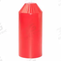 ELECTRIDUCT Heat Shrink End Caps: 100 Pk, 1.56 in I.D. Before Shrinking, 3:1, 3.35 in Lg, Red (MPN HSEC-150-UV-RD-100PK). Key specifications — Shrink Tubing Properties: UV Light Resistant; Shrink Ratio: 3:1; Temp. Range: -55°C to 110°C; Brand: ELECTRIDUCT; _Pack Size: 100.