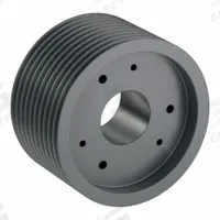 APPROVED VENDOR V-Belt Pulley: 5V1250, 10 Groove, 12.5 in OD, Bushed Bore, J, Quick Detachable (MPN 105V1250J). Key specifications — Pulley Industry Number: 5V1250; Pitch Diameter: 12.5 in (5V); For Belt Section (broad, with similar types): 5V or 5VX.