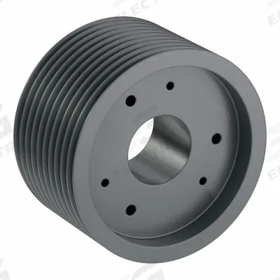 APPROVED VENDOR V-Belt Pulley: 5V1250, 10 Groove, 12.5 in OD, Bushed Bore - Bushed-Bore Cast-Iron Wedge V-Belt Pulleys