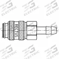 PARKER Quick Coupler: Hose Barb, 5 mm Body Size, Brass, 550 lpm Max Flow Rate (MPN 21KRTF10MPX). Key specifications — Brand: PARKER; Connection Type: Hose Barb; Includes Valve: No; Temperature Range: -4° to 212° F.