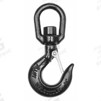 DAYTON Slip Hook: 2,000 lb Working Load Limit, 80 Hook Grade, Alloy Steel, 3/8 in Material Thick (MPN 1DNH6). Key specifications — Color: Black; Brand: DAYTON; Visual Indicator Markings: None.