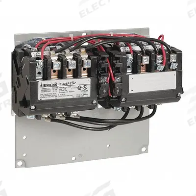 Siemens Magnetic Contactor: Reversing, 3 Poles, NEMA Size 1-3/4, 40 A - Reversing NEMA Contactors
