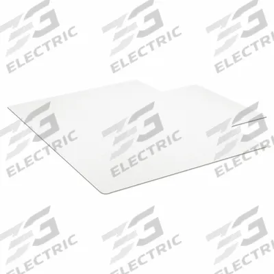 APPROVED VENDOR Chair Mat: Traditional Lip, 0.085 in Thick, 48 in Overall Lg - Hardwood Floor Chair Mats