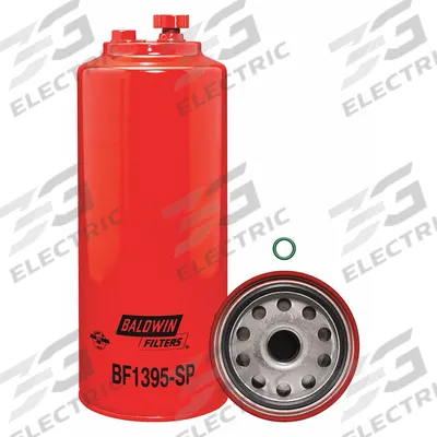 BALDWIN FILTERS Fuel Filter: Spin-On, 4 5/16 in Outside Dia, 1"-14 Thread Size, Cellulose - Spin-On Fuel Filters