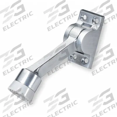 ROCKWOOD Lever Door Holder: Door - Mounted, 1 1/4 in Wd, 2 1/4 in Overall Ht - Lever Door Holders