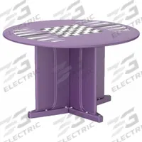 CORTECH Table: 29 in Overall Ht, 48 in Overall Dia, Game Top Included, Ballast Accepted, Indigo (MPN 66751IGGT). Key specifications — attr1032567: CORTECH; attr1032564: Ballast Accepted; attr1032590: Polyethylene; attr1075036: Endurance.