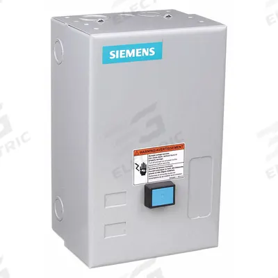 SIEMENS NEMA Magnetic Motor Starter: Non-Reversing, 3 Poles, NEMA Size 1, 27 A - Enclosed Non-Reversing Starters with Electronic Overloads