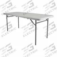 NATIONAL PUBLIC SEATING Folding Table: Rectangle Table Shape, Speckled Grey Tabletop, 30 in Dp (MPN CMFIH3072). Key specifications — attr1035217: Gray; attr1035250: Speckled Grey; attr1035202: NATIONAL PUBLIC SEATING.