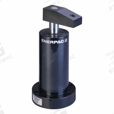 ENERPAC Collet-Lok Swing Cylinder: Double Acting, 8,500 lbf Clamping Force - Lower Flange Mount Swing Clamp Cylinders