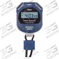 REED INSTRUMENTS Stopwatch,Digital,48",Nylon Lanyard: +/-3 Seconds Per Day, Count Up, LCD, Audible (MPN SW600). Key specifications — Count Direction: Count Up; Accuracy: +/-3 Seconds Per Day; Alarm Type: Audible; Calibration Certificate Type: Not Certified; Digital Display Screen Type: LCD; Maximum Time Capacity: 23 hrs, 59 minutes, 59 seconds; Resistance Properties: Water Resistant; Brand: REED INSTRUMENTS.