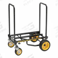 ROCK N ROLLER Convertible Hand Truck: 500 lb as Hand Truck, Dual-Loop, Black/Yellow, Flat-Free Steel (MPN R6G). Key specifications — attr1344968: Black; attr1344907: ROCK N ROLLER.