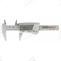 GENERAL Fractional-Display Digital Caliper: 0 in to 3 in /0 mm to 76 mm, 0.1 in (Lower Scale) (MPN 1433). Key specifications — attr1184648: +/- 0.005 in; attr1184649: 0.0005 in/0.01 mm; attr1184654: Outside; attr1184692: GENERAL.