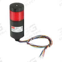 DAYTON Tower Light Assembly: 1 Tier, Red, No Sounder Tier, 5 1/8 in Overall Ht, 56 mm Overall Dia (MPN 26ZT33). Key specifications — Manufacturer Part Number: 26ZT33; Brand: DAYTON; Operating Voltage: 24V AC/DC; Light Tier Color: Red.