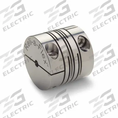 RULAND MANUFACTURING Slit Coupling: 4 mm Bore Dia 1, 4 mm Bore Dia 2 - Short Clamp-On Slit Couplings