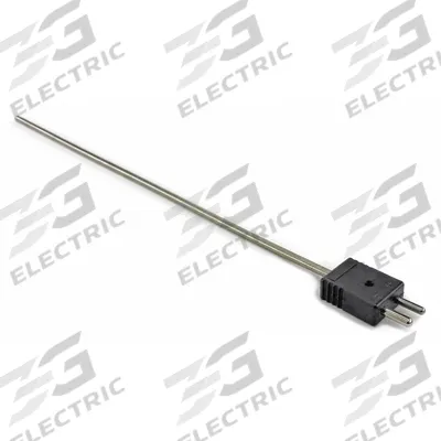 Dayton Thermocouple Probe: -346°F to 2,193°F /-210°C to 1,200°C, Type J, Rounded Tip - Thermocouples for Gas Applications